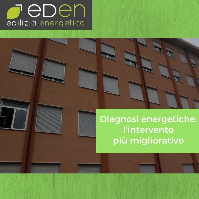Diagnosi energetiche : l'intervento più migliorativo
