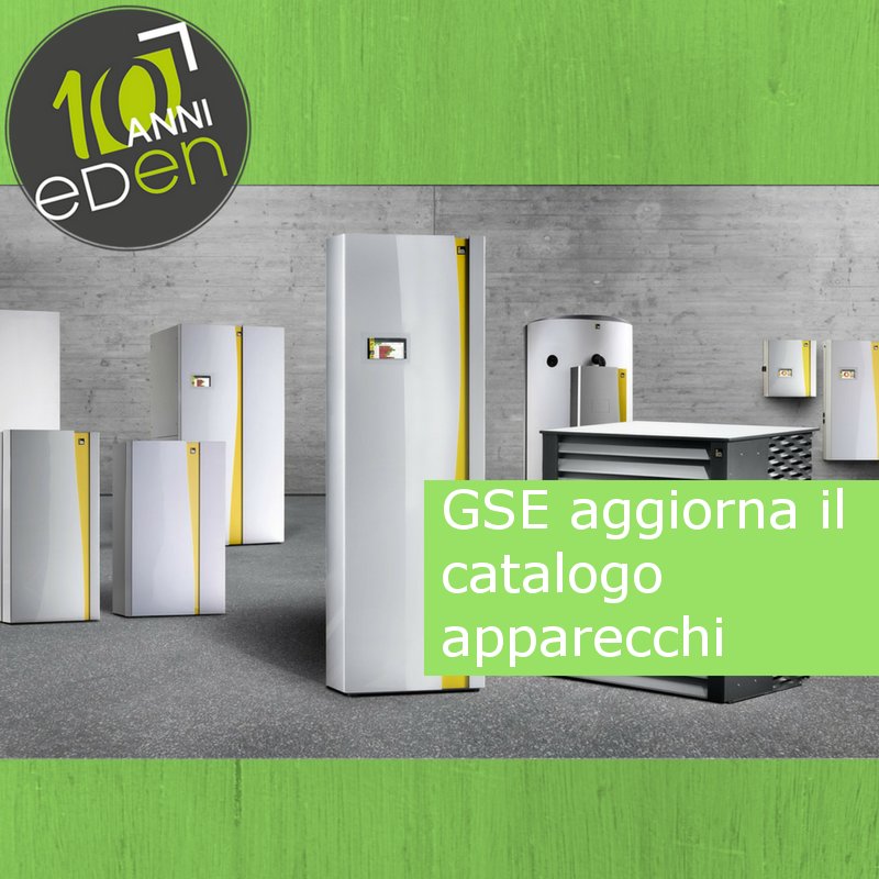 Il GSE ha aggiornato il catalogo degli apparecchi domestici