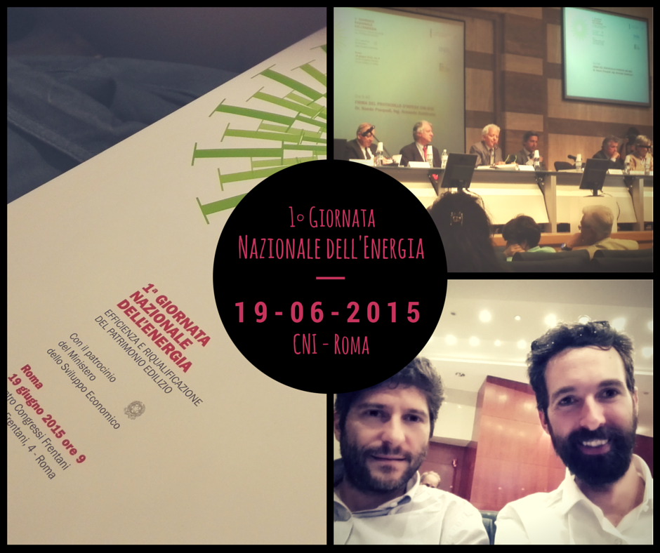 Prima Giornata Nazionale dell'Energia | Roma 19 giugno 2015