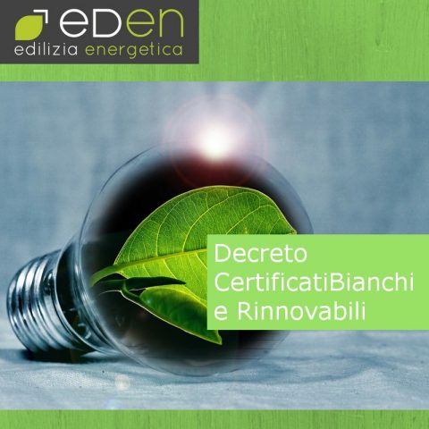 Gruppo Eden certificati bianchi