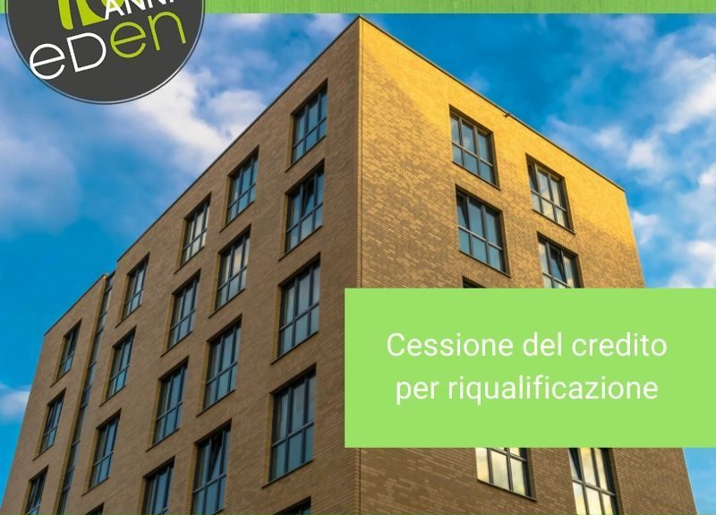 cessione del credito per riqualificazione