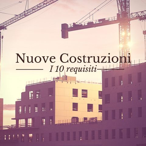 nuove costruzioni edilizia