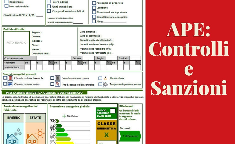 APE sanzioni e controlli