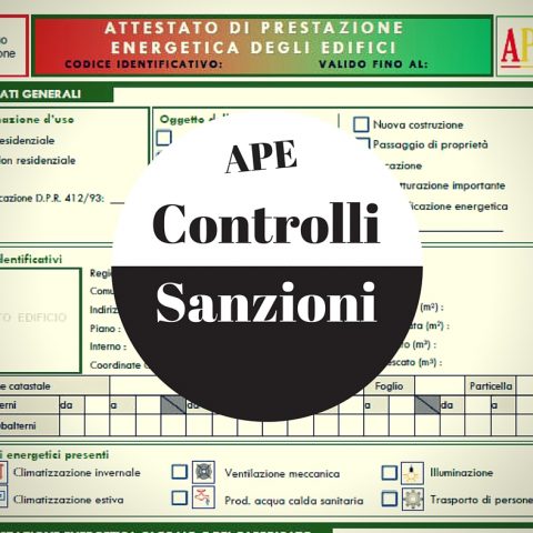 APE sanzioni e controlli